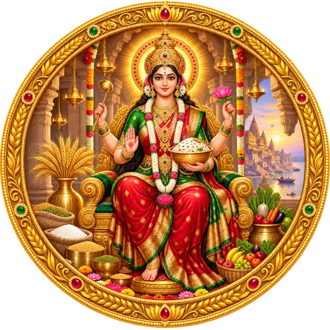 Annapurna Maa Aarti Logo