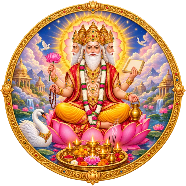 Brahma Ji Aarti Logo