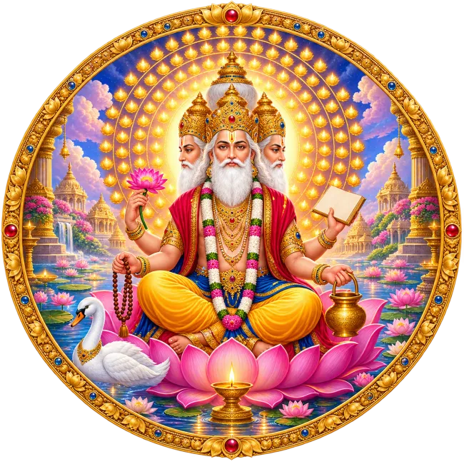 Brahma Ji Astotar Satnamavali Logo