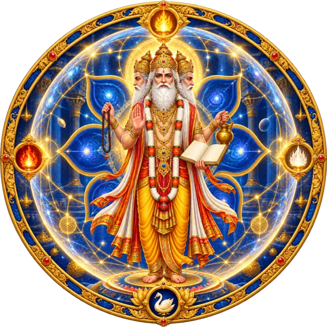 Brahma Ji Kavach Logo