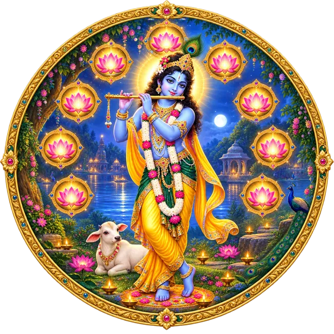 Krishna 11 Names Logo