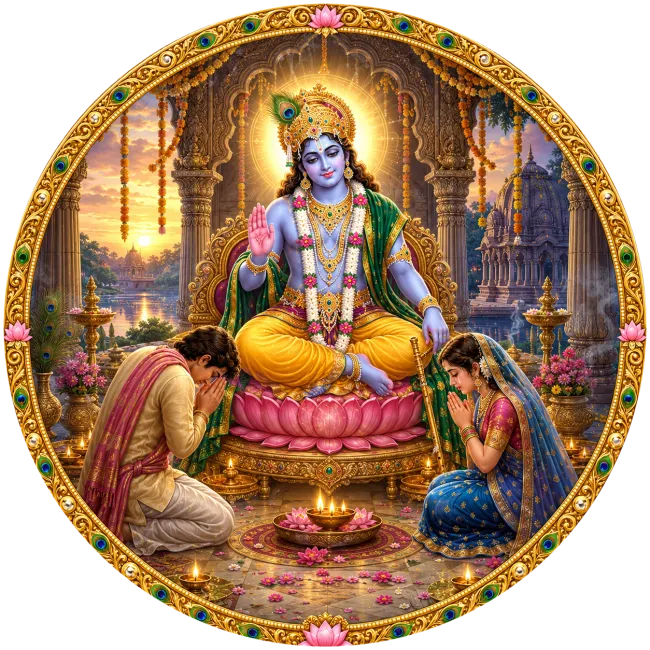 Krishna Kshama Stuti Logo