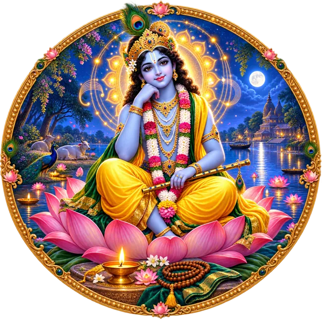 Krishna Mantra Logo