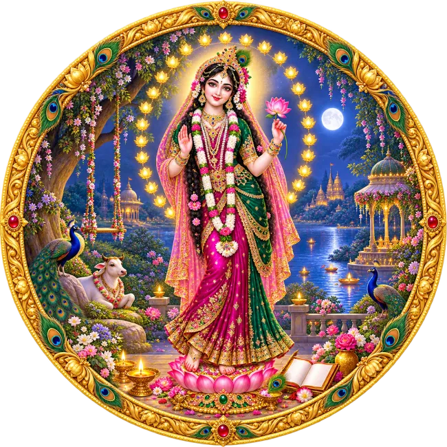 Radha chalisa logo