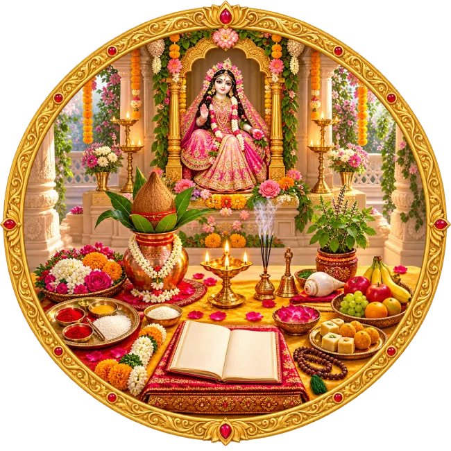 Radha Ji Puja Vidhi Logo