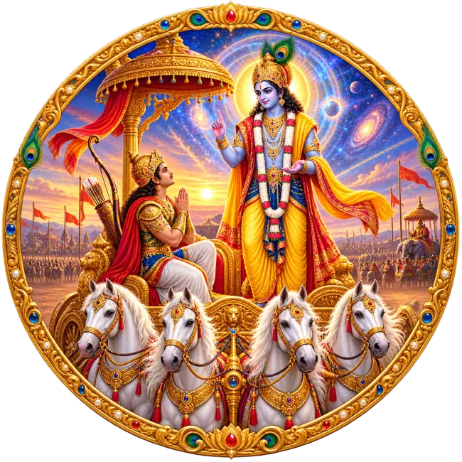 Shri Krishna Updesh Logo