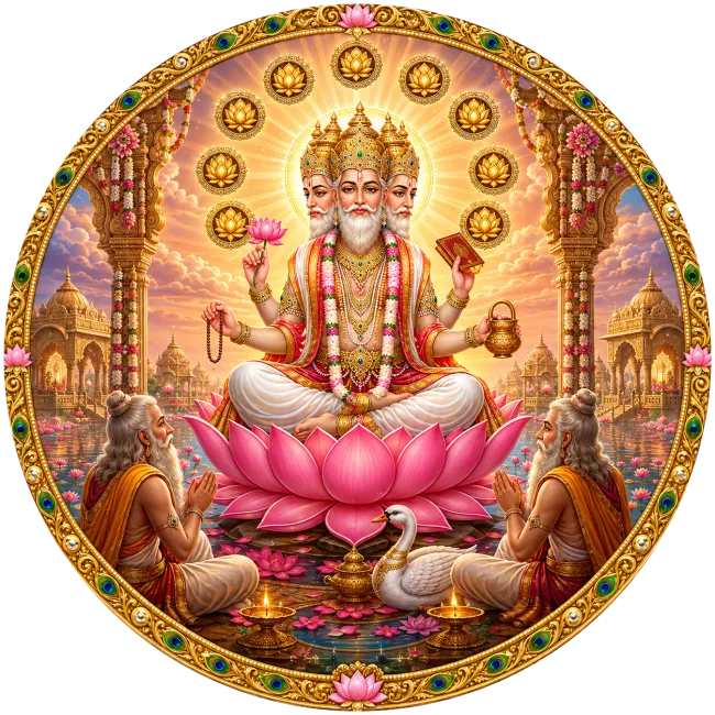 Brahma Ji Dwadash Stotra Logo