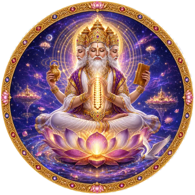 Brahma Ji Mantra Logo