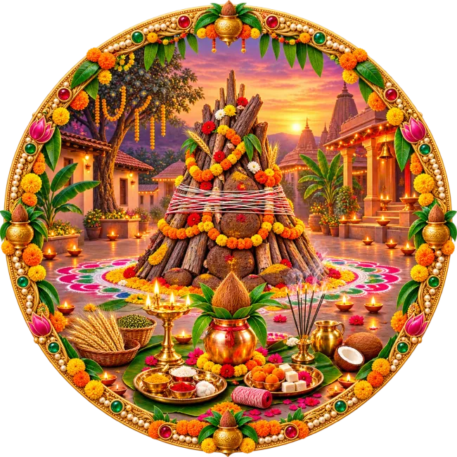 Holika Pujan Vidhi