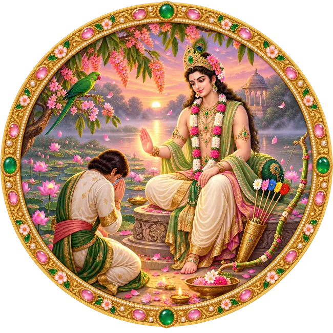 Kamdev Kshama Prarthana Logo